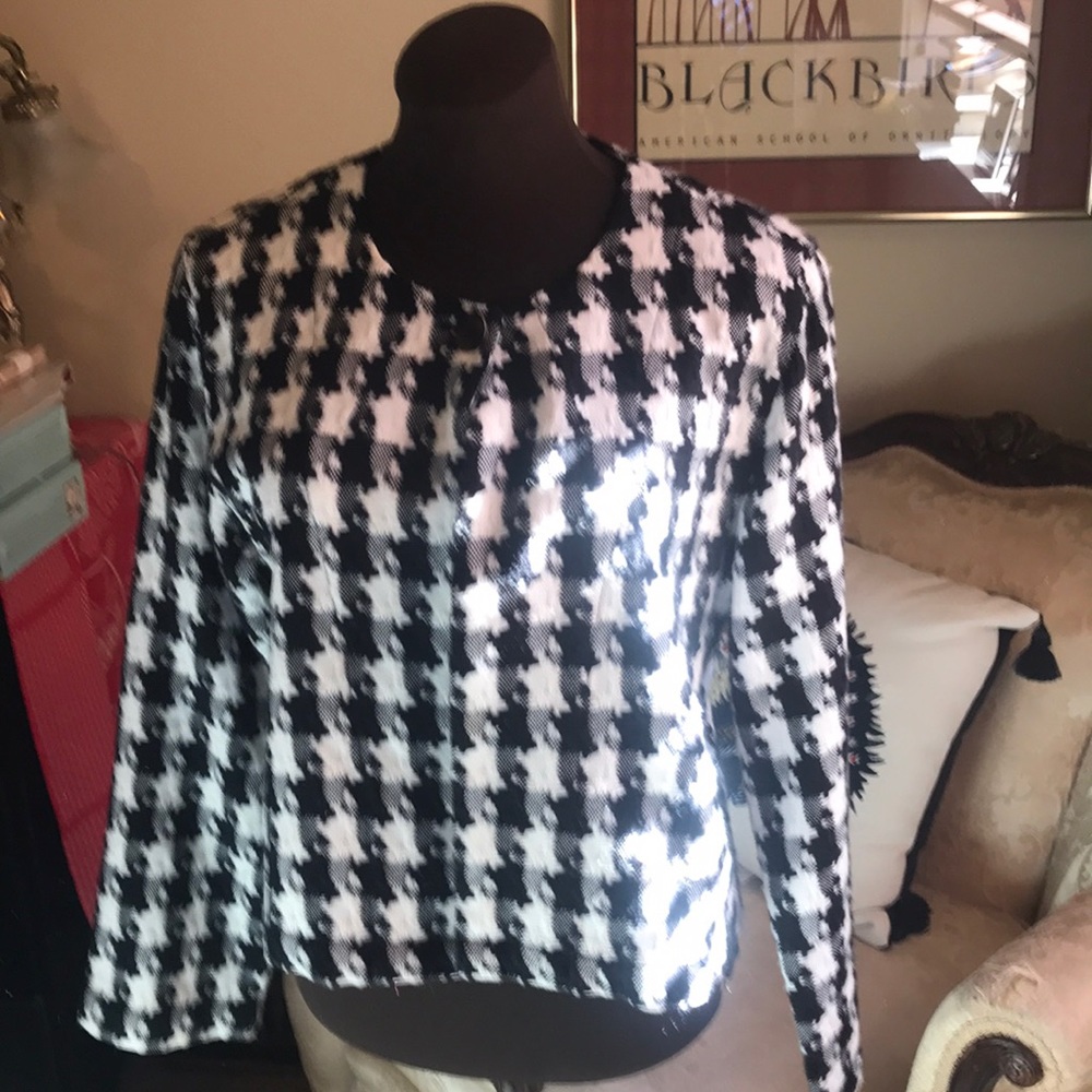 Houndstooth jacket